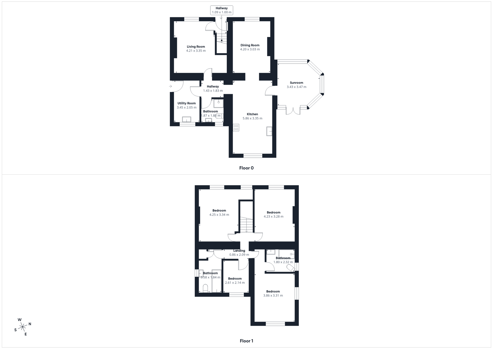 Hillside, Highfield Road, Lydney floorplan