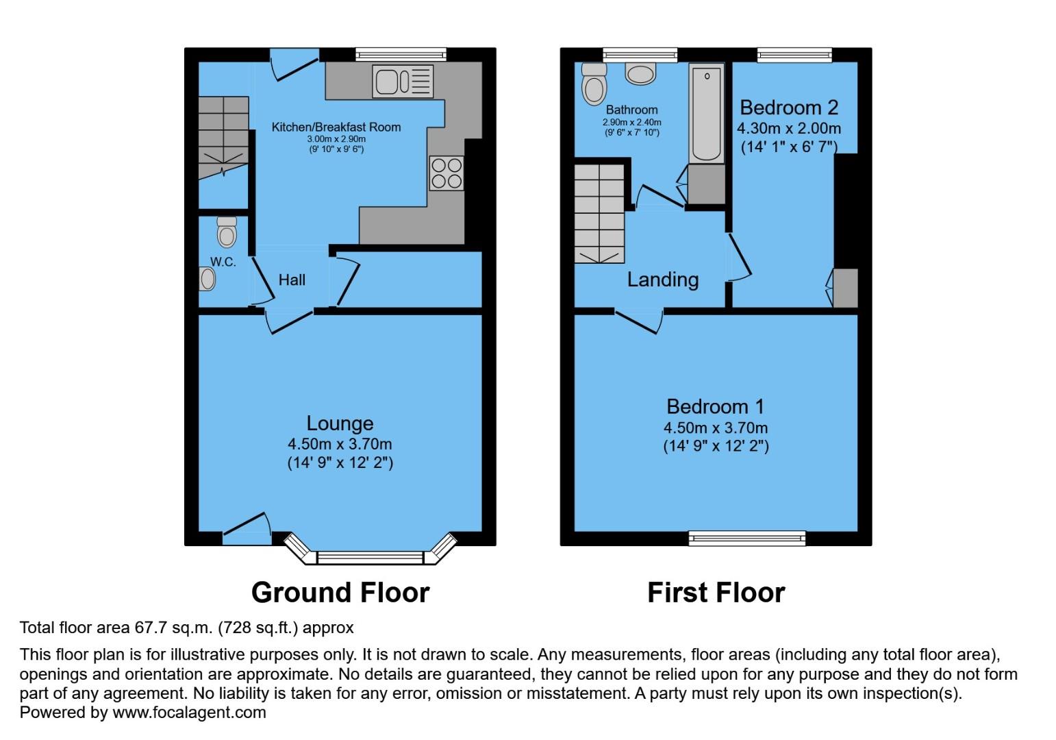 7, Hardwick Street, Chesterfield floorplan