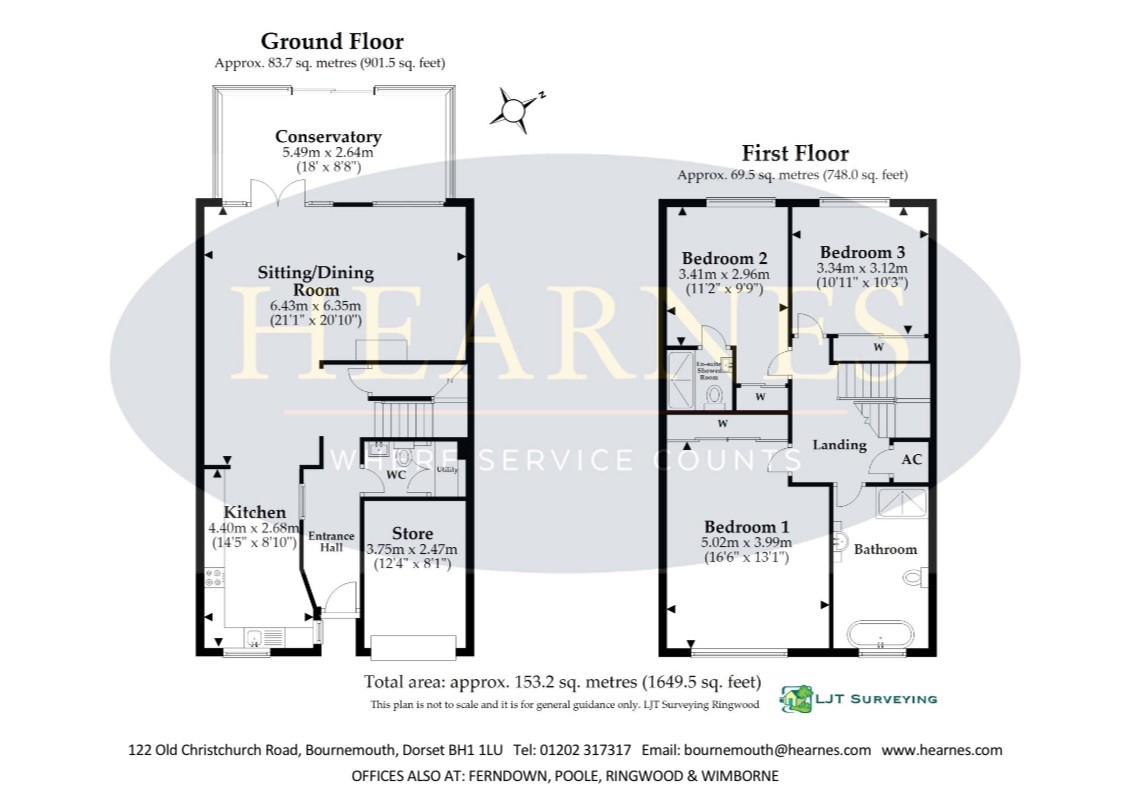 6, Kensington Drive, Bournemouth floorplan