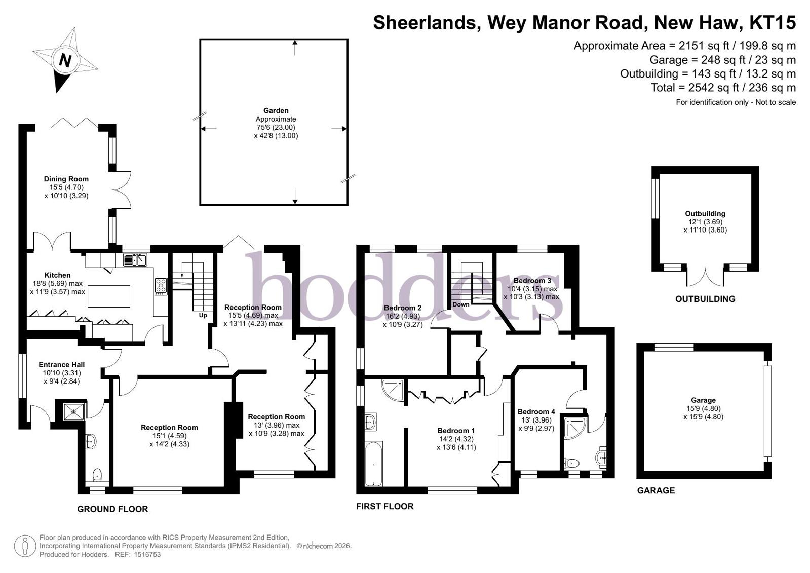 2, Sheerlands, New Haw floorplan