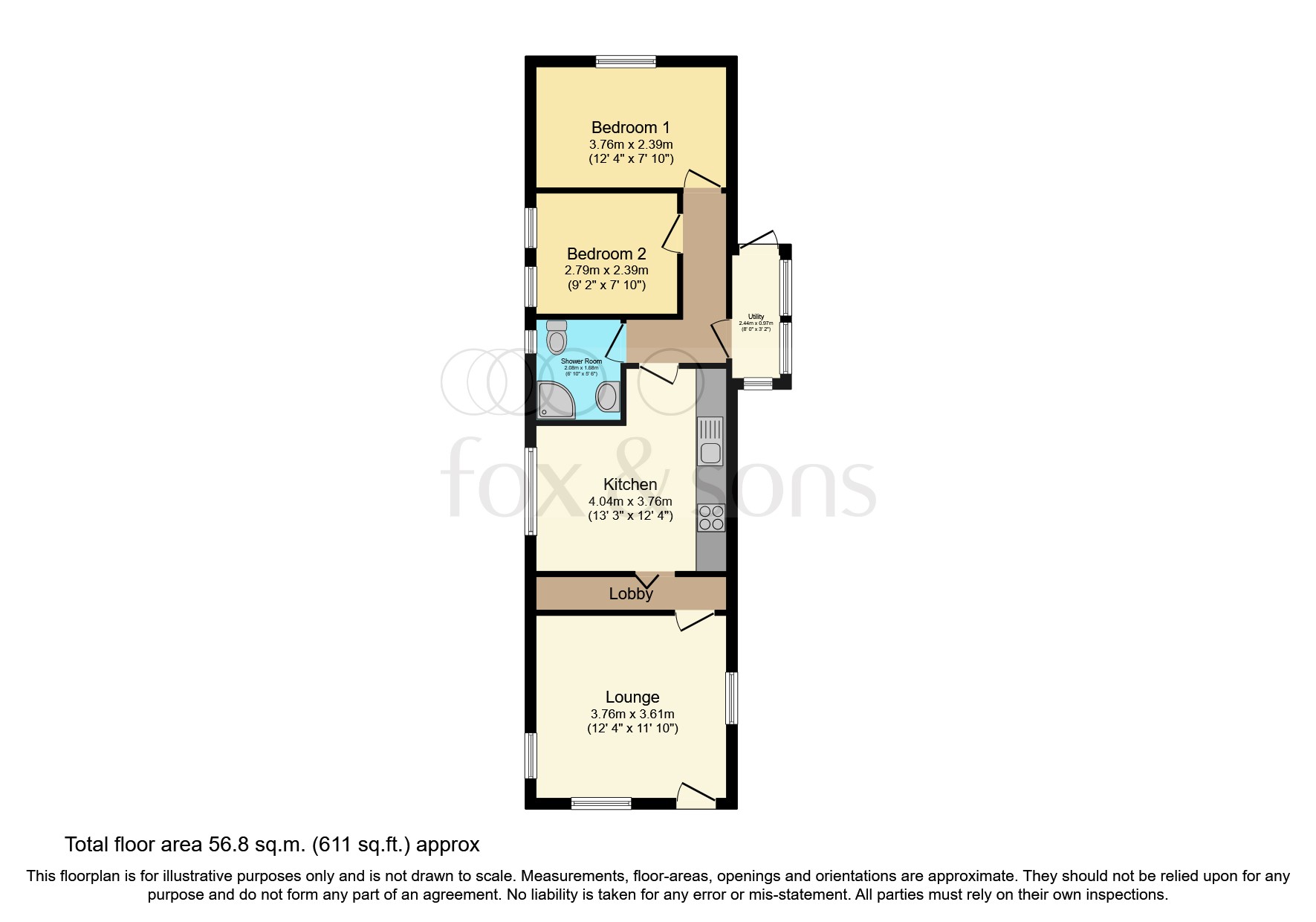 Lion House Park, Mill Road, Hailsham BN27, 2 bedroom detached bungalow