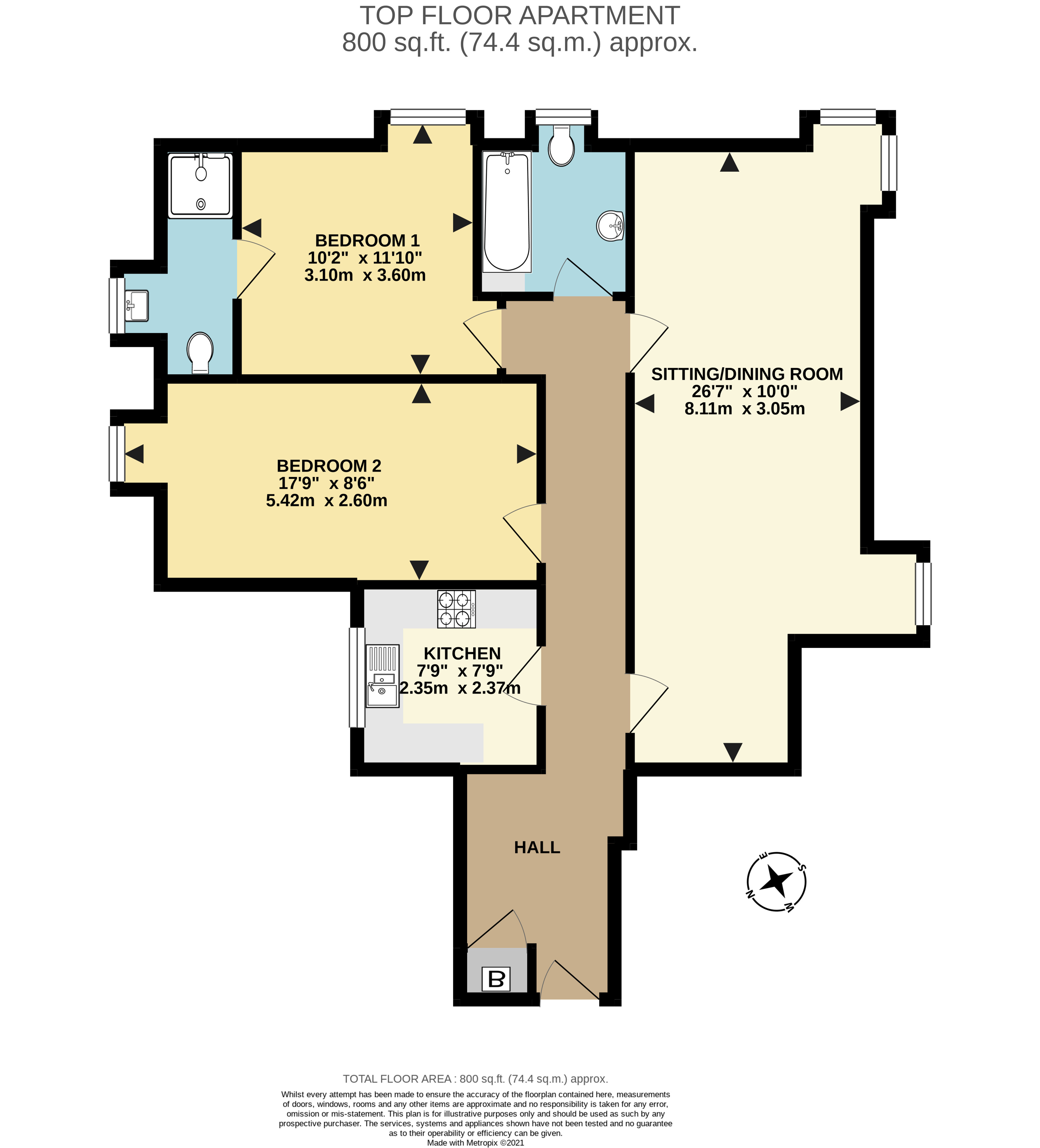 Warren Road, Torquay TQ2, 2 bedroom flat for sale 58168021 PrimeLocation