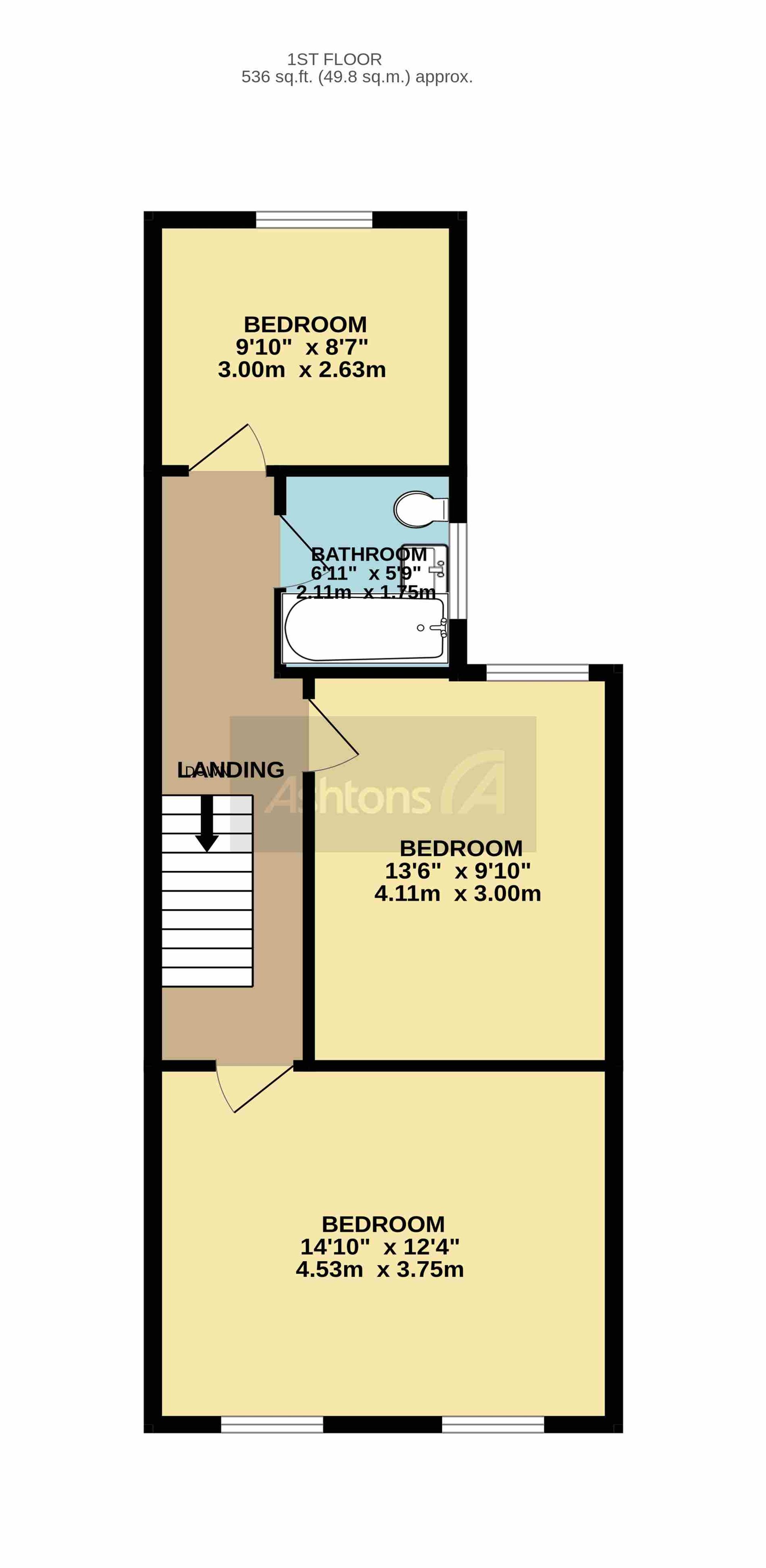 23 King Edward Street, Warrington floorplan