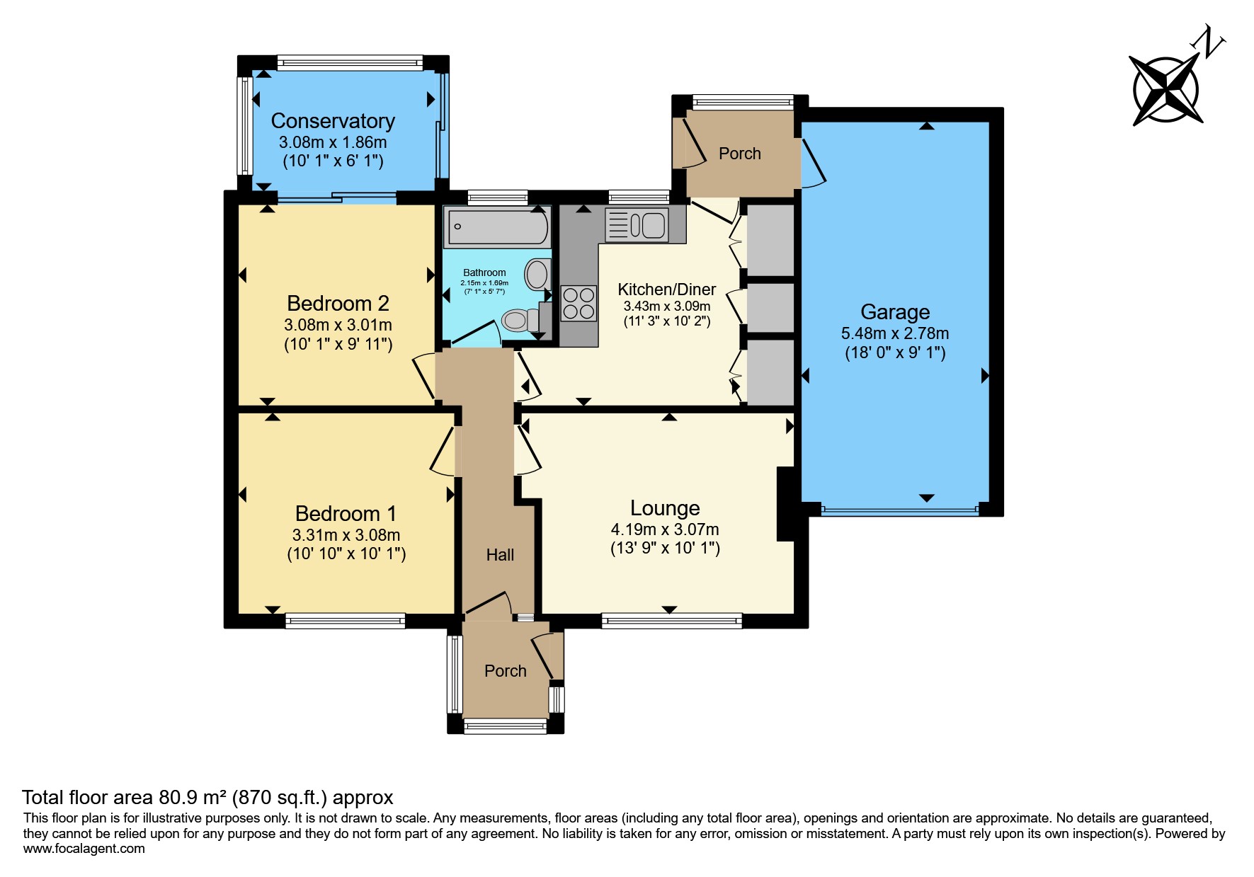 14, Relistian Park, Hayle floorplan