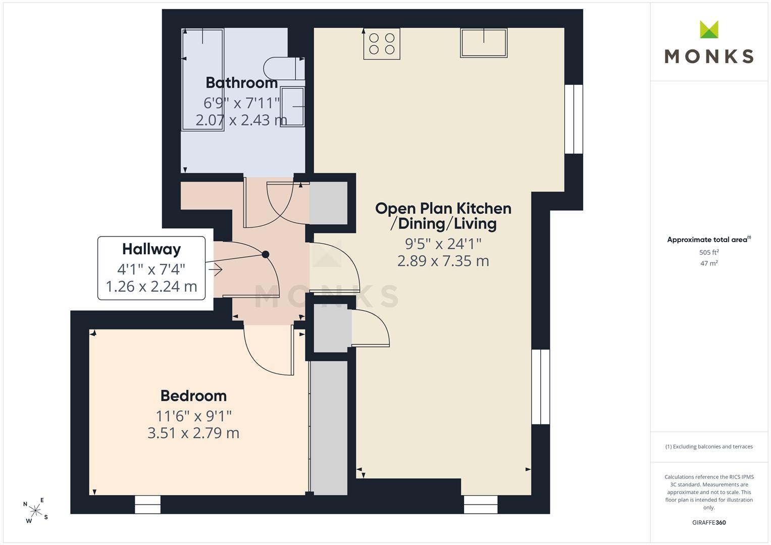 43, The Furlongs, Shrewsbury floorplan