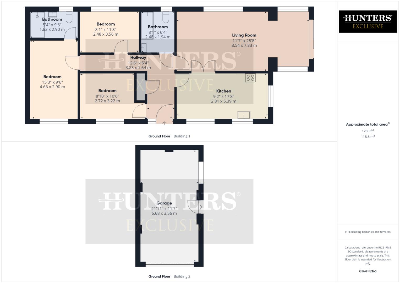 1, Parker Close, Bridlington floorplan