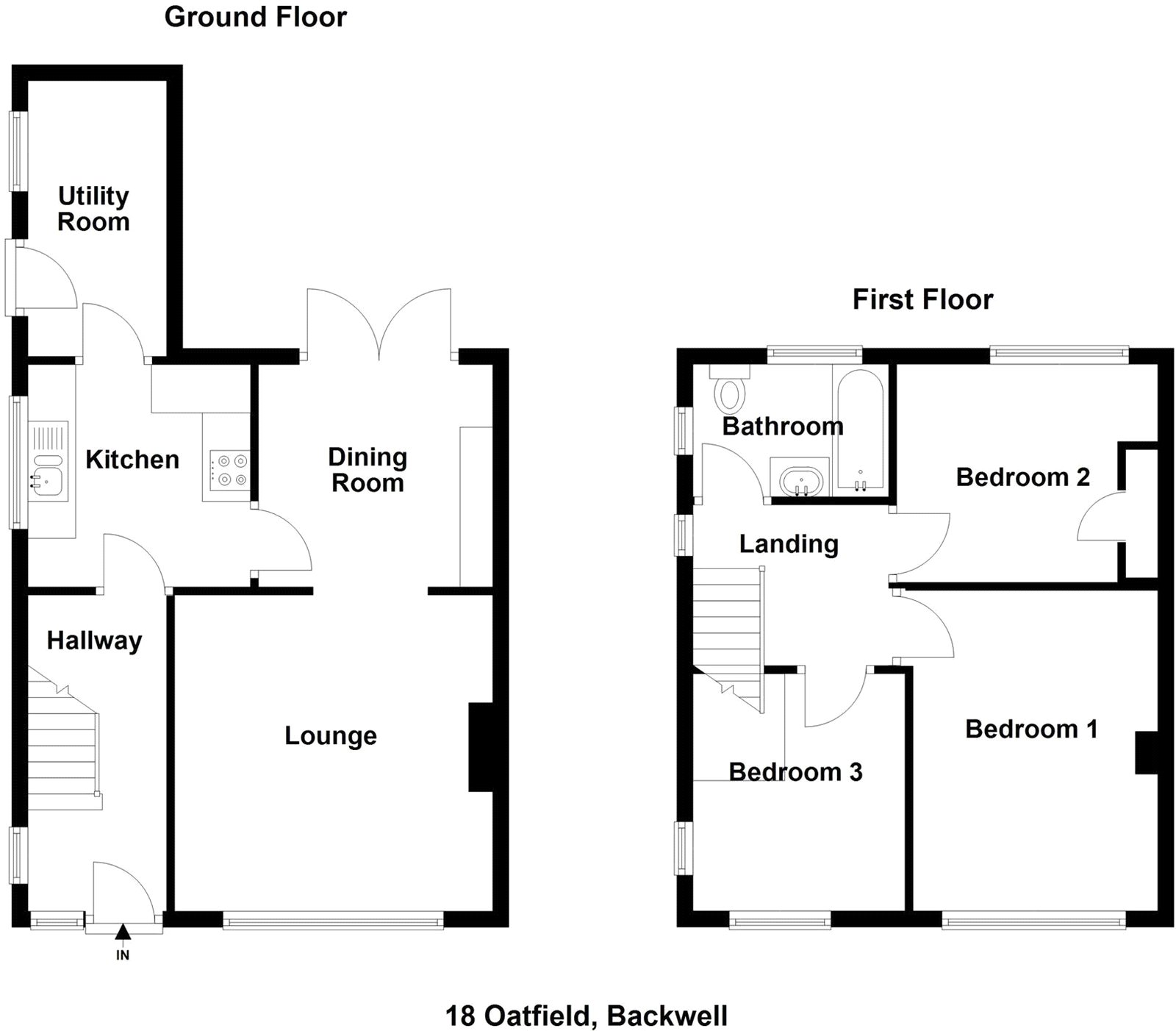 18, Oatfield, Bristol floorplan