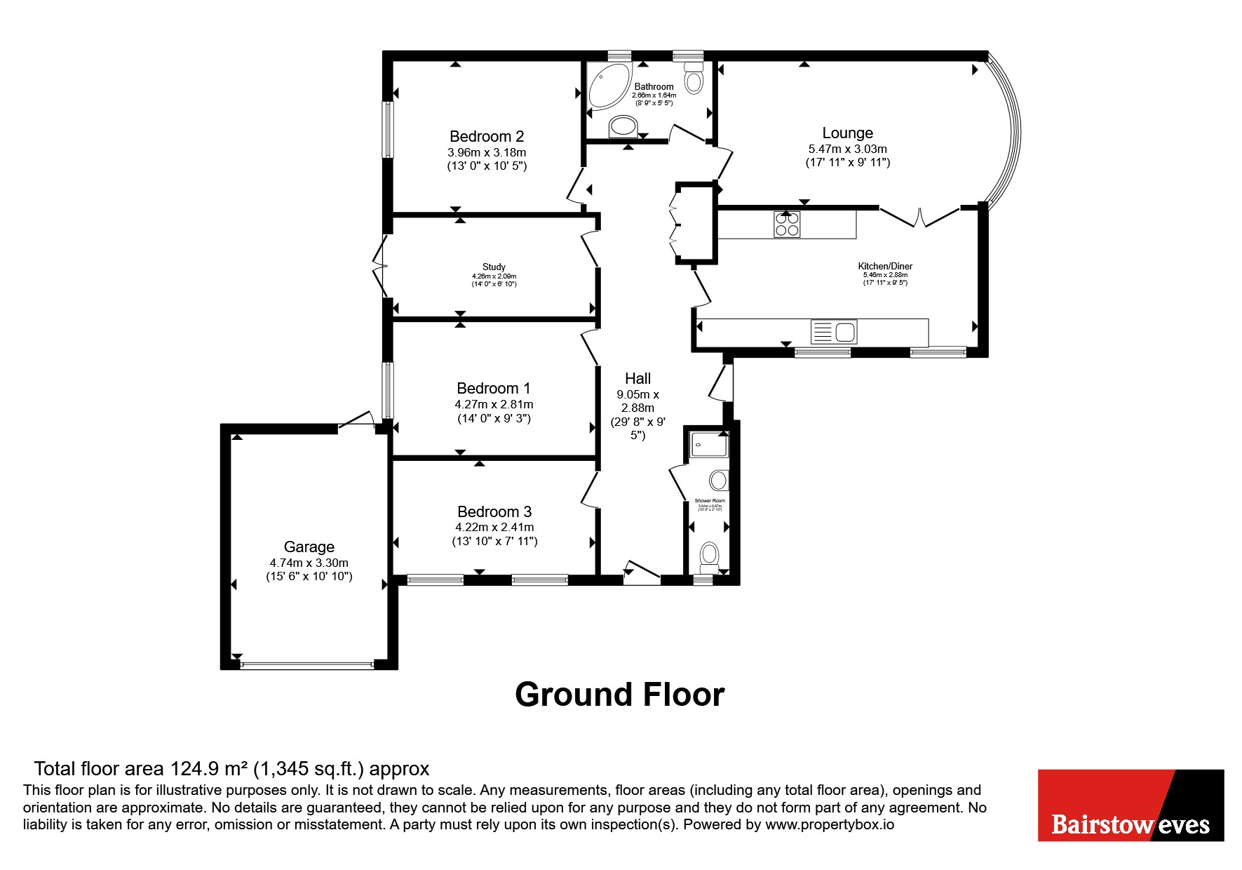 1, Leicester Close, Lincoln floorplan