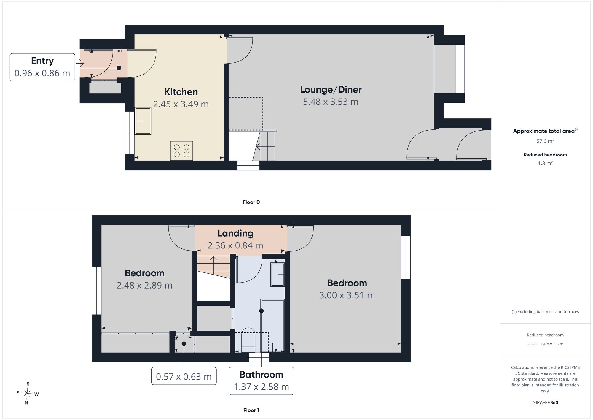 18 Conway Square, Gateshead floorplan