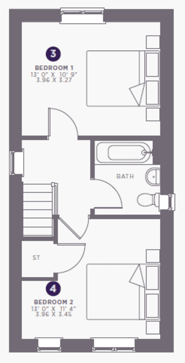 Radbourne Lane, Mackworth floorplan