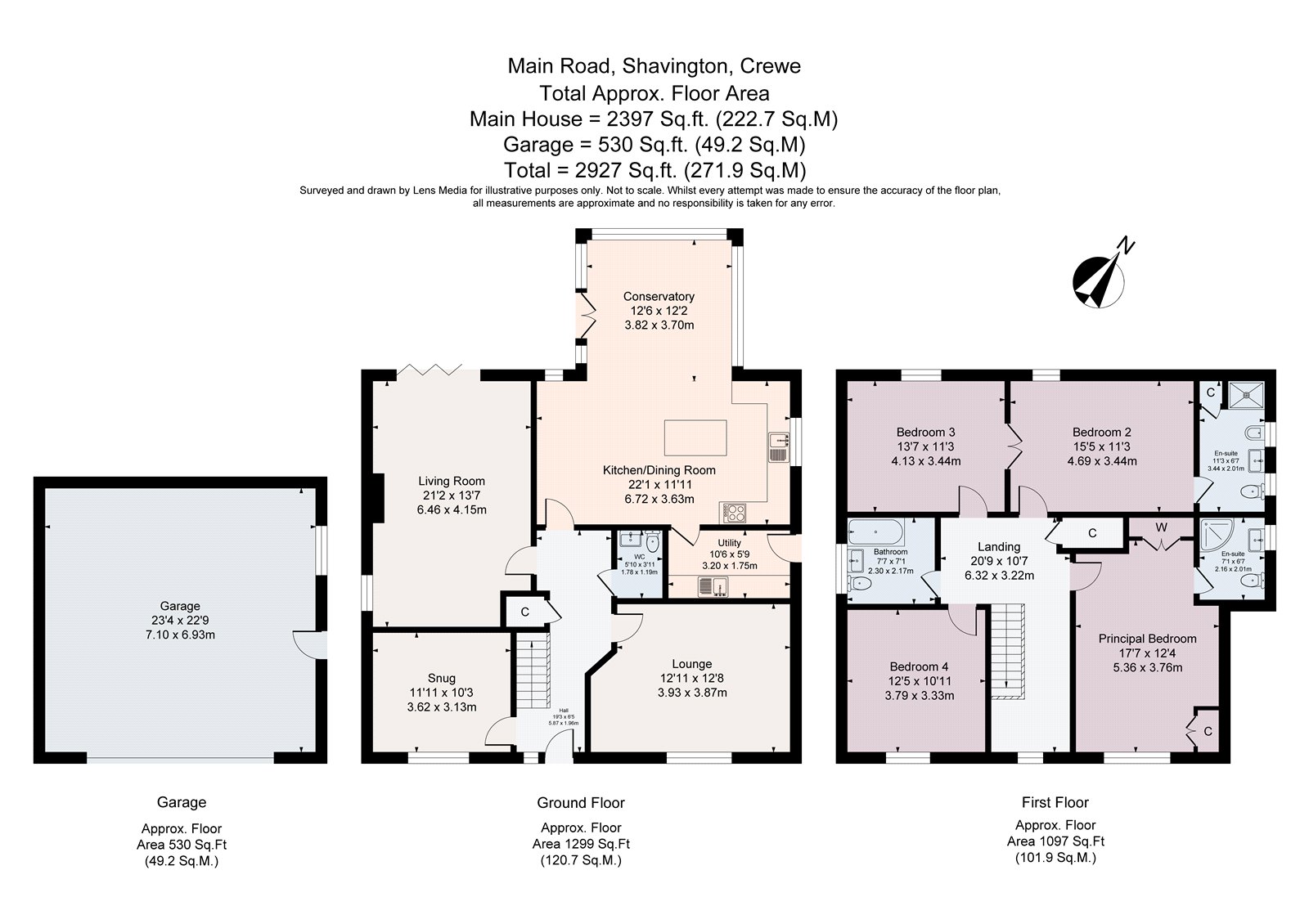 31, Main Road, Shavington floorplan
