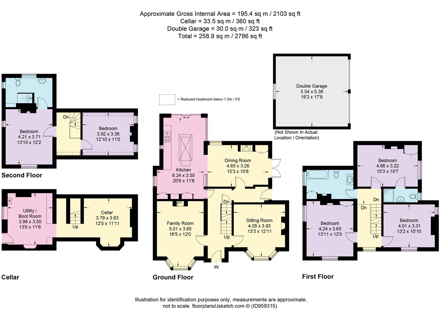 Hillside, The Bourne, Stroud floorplan