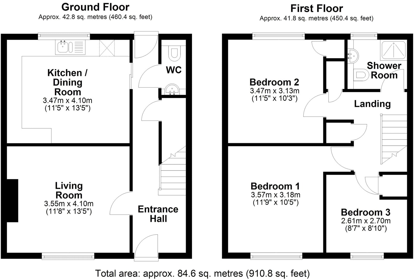 Woolley Close, Huntingdon floorplan