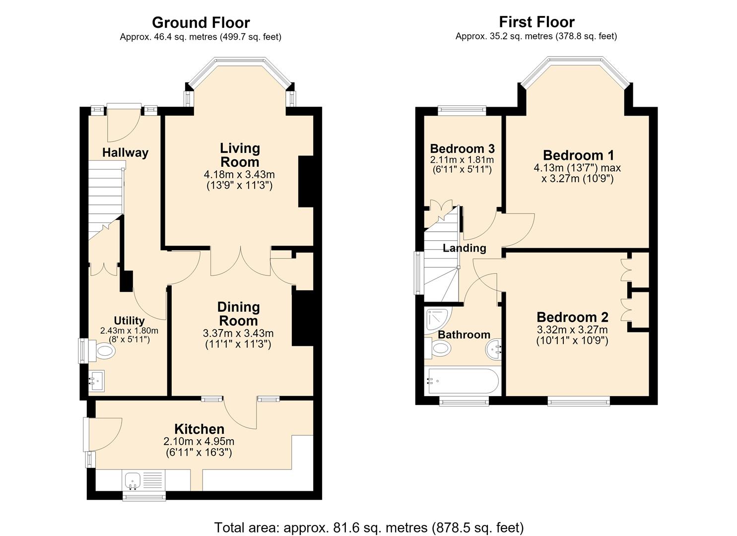 34, Colville Avenue, Hull floorplan