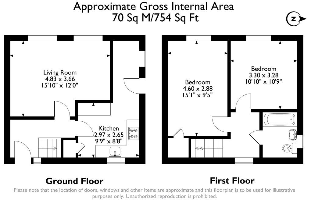 11, Oak Crescent, Kimblesworth floorplan