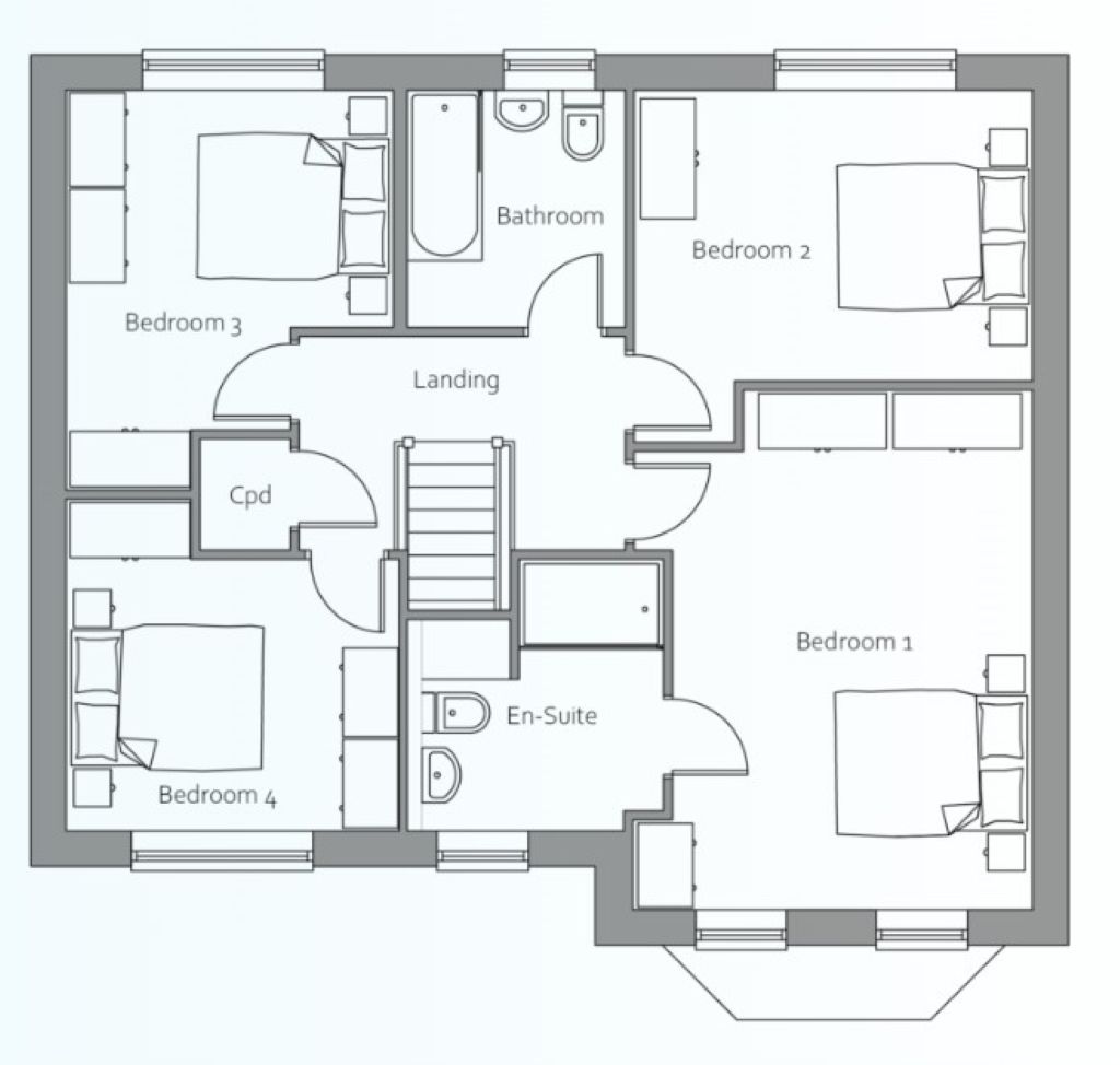 ., The Sandridge, Deira Park, Beverley floorplan
