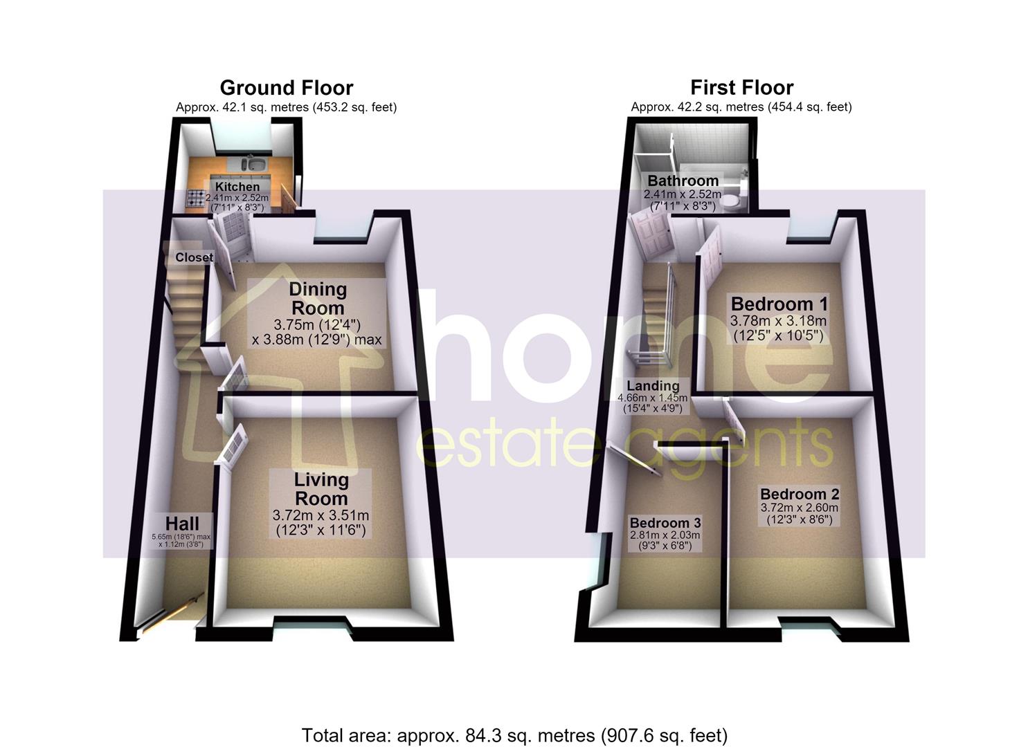 43, Elizabeth Street, Ashton-Under-Lyne floorplan