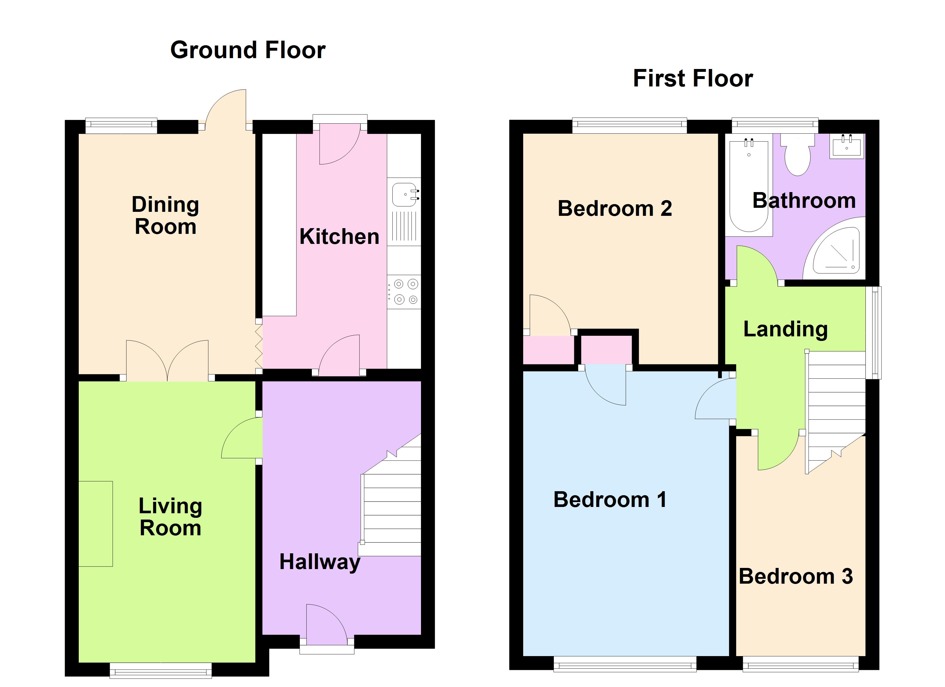 3 Bedrooms Semi-detached house for sale in Caernarvon Road, Hatherley, Cheltenham, Gloucestershire GL51