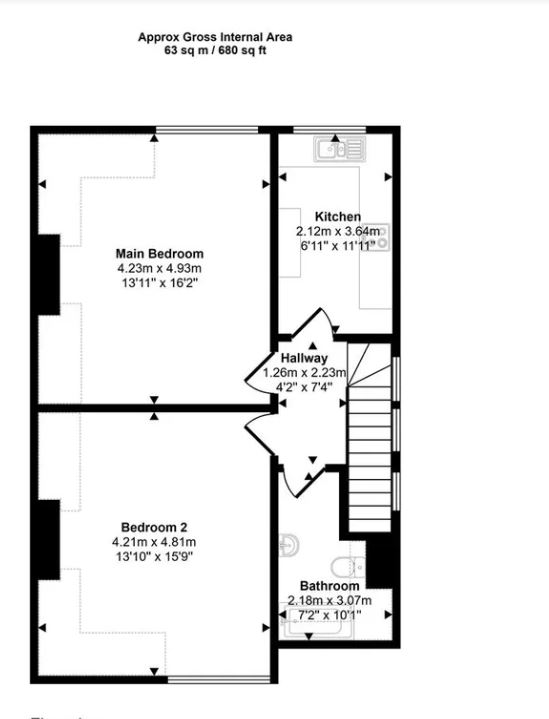74, Chaplin Road, Wembley floorplan
