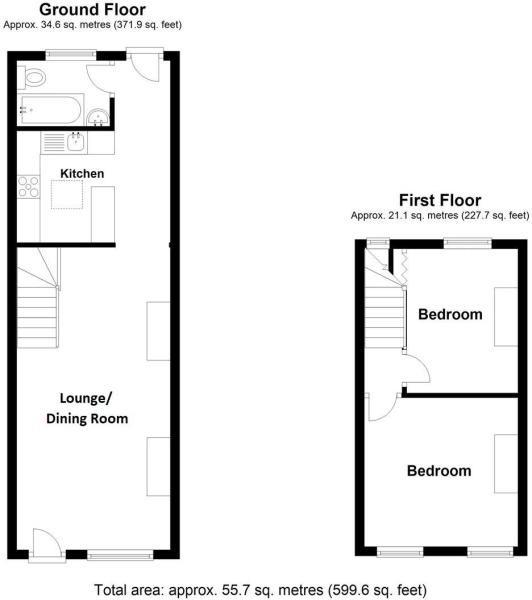 2 Bedrooms Terraced house for sale in Mill Hall, Aylesford ME20