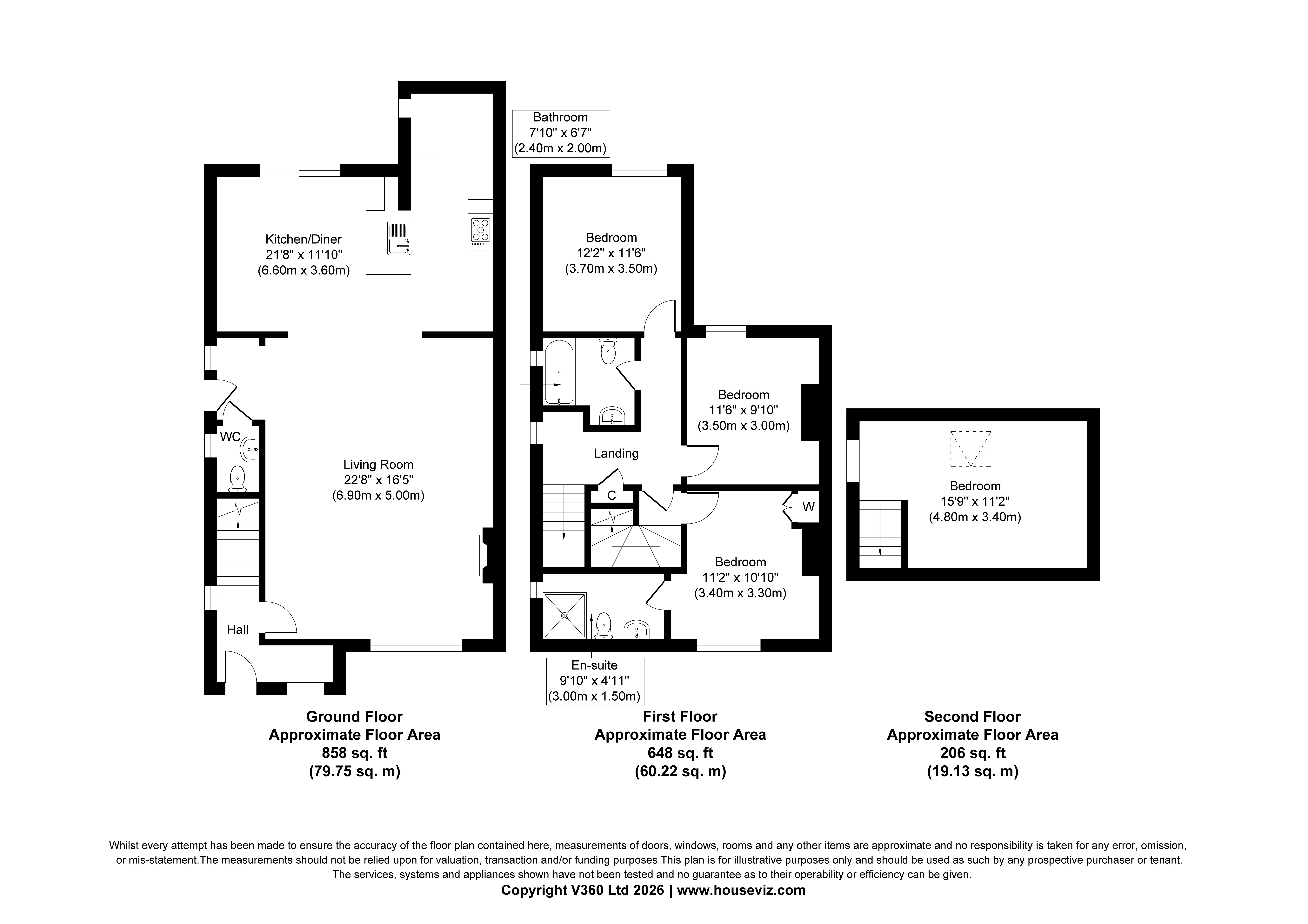 30, Swaffham Road, Cambridge floorplan