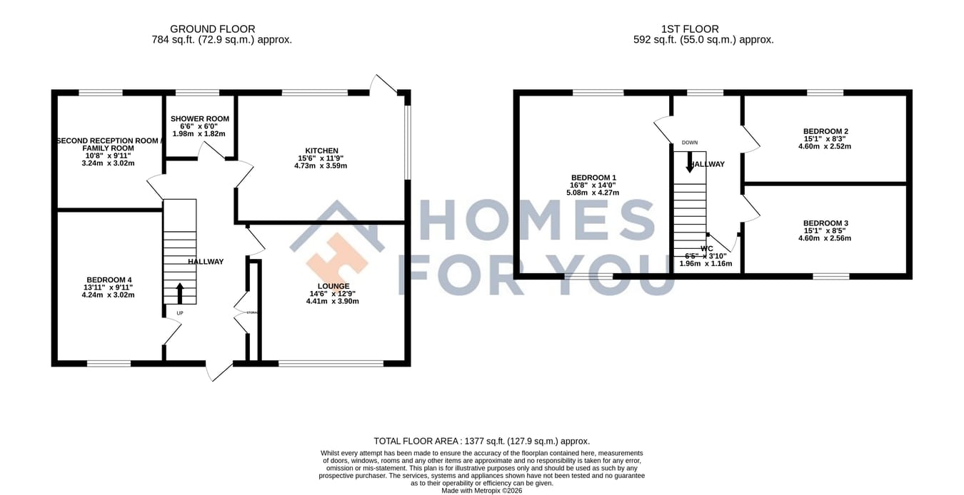 3, Beech Crescent, Larbert floorplan