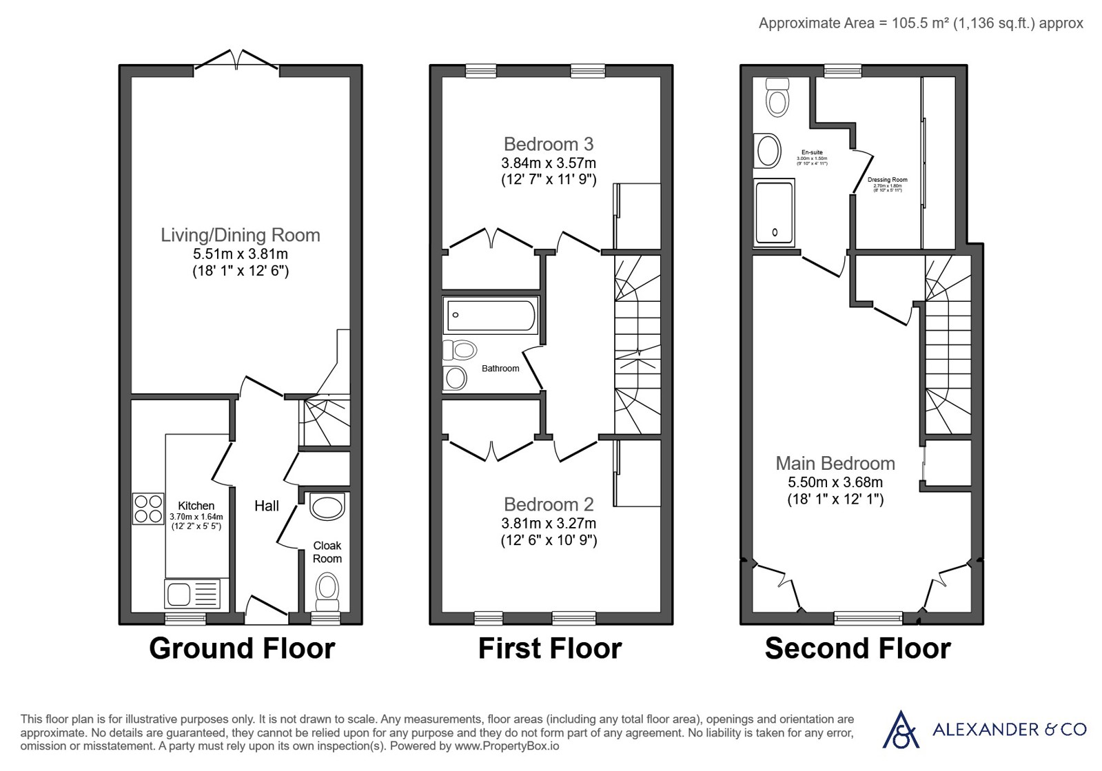 1C, Friars Walk, Bedfordshire floorplan