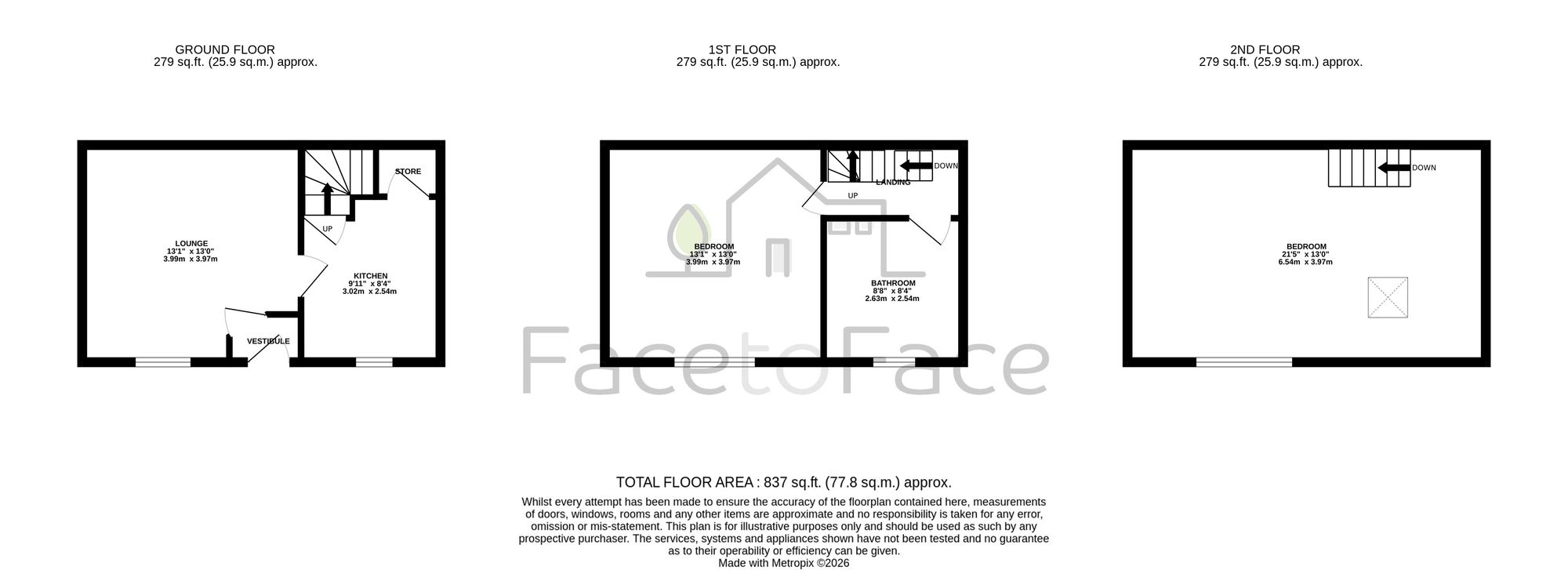 939 Rochdale Road, Todmorden floorplan