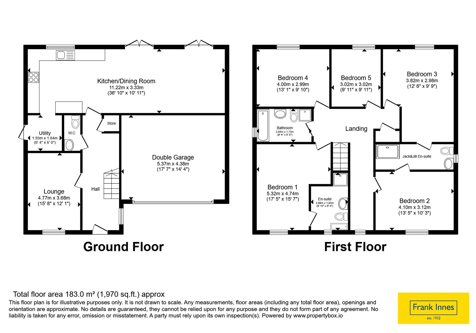 21, Bunting Drive, Nottingham floorplan