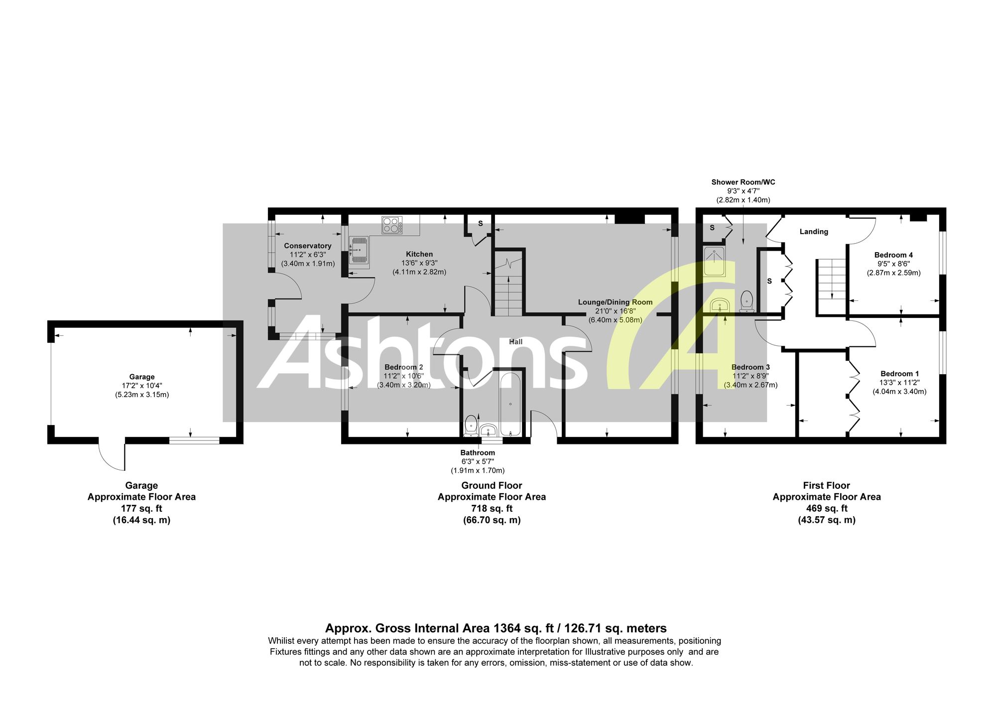 4 Boswell Avenue, Warrington floorplan