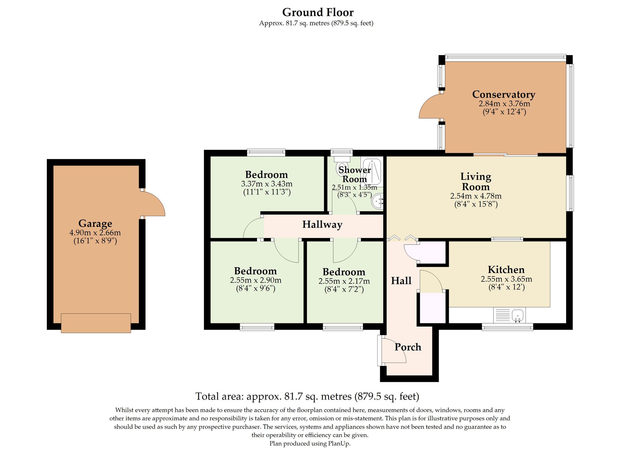 37 Manor Park Road, Lowestoft floorplan