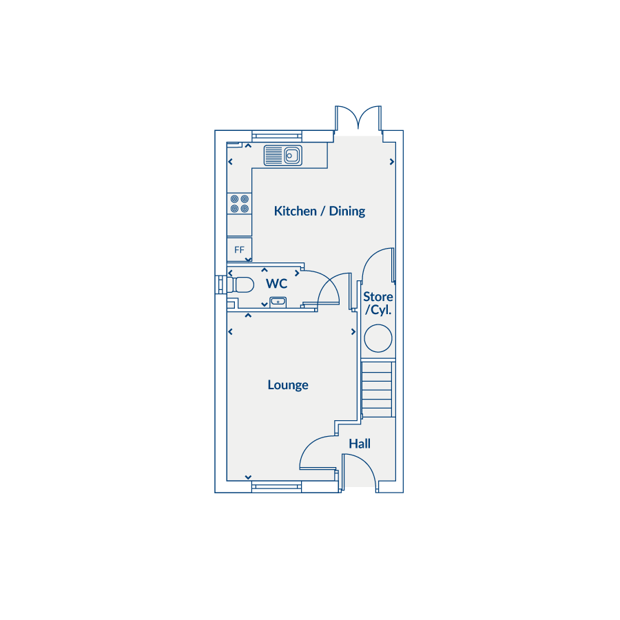 Plot 139, Rolston Road, Hornsea floorplan