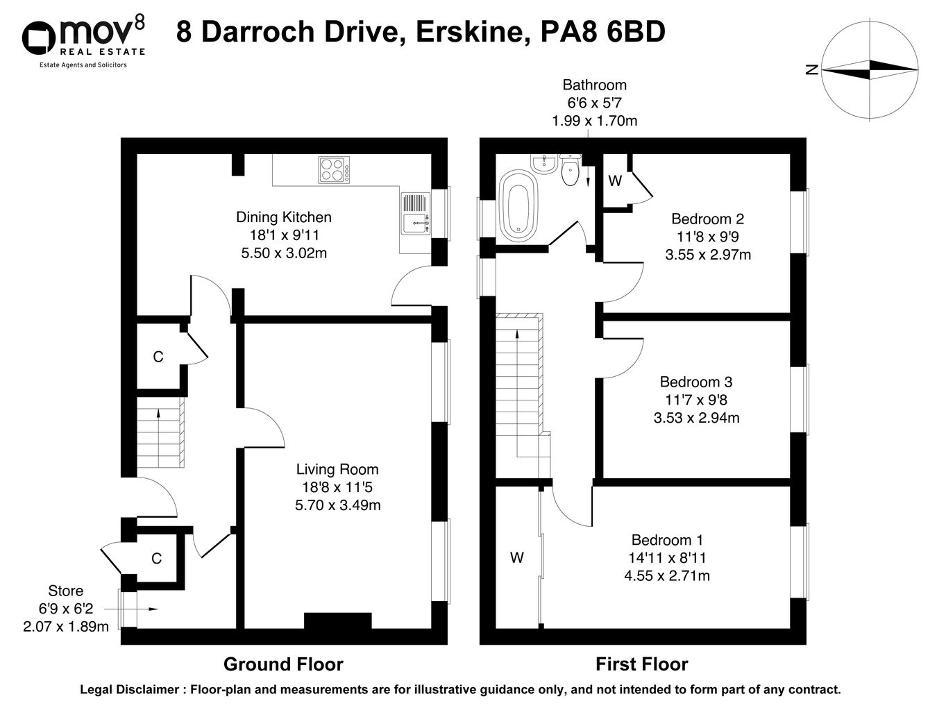 Darroch Drive, Erskine floorplan