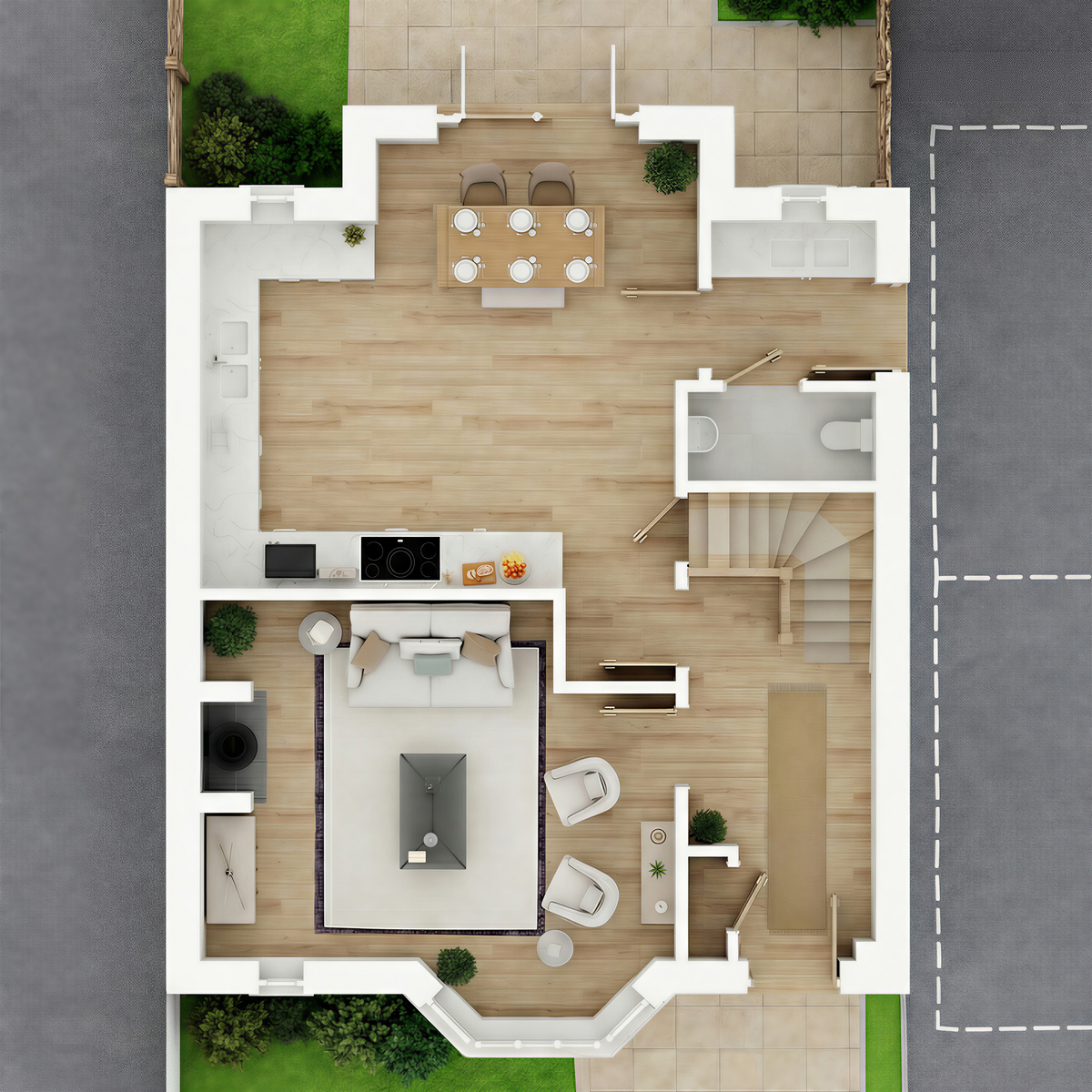 THE DUNDON, Bishops Drive, Glastonbury floorplan