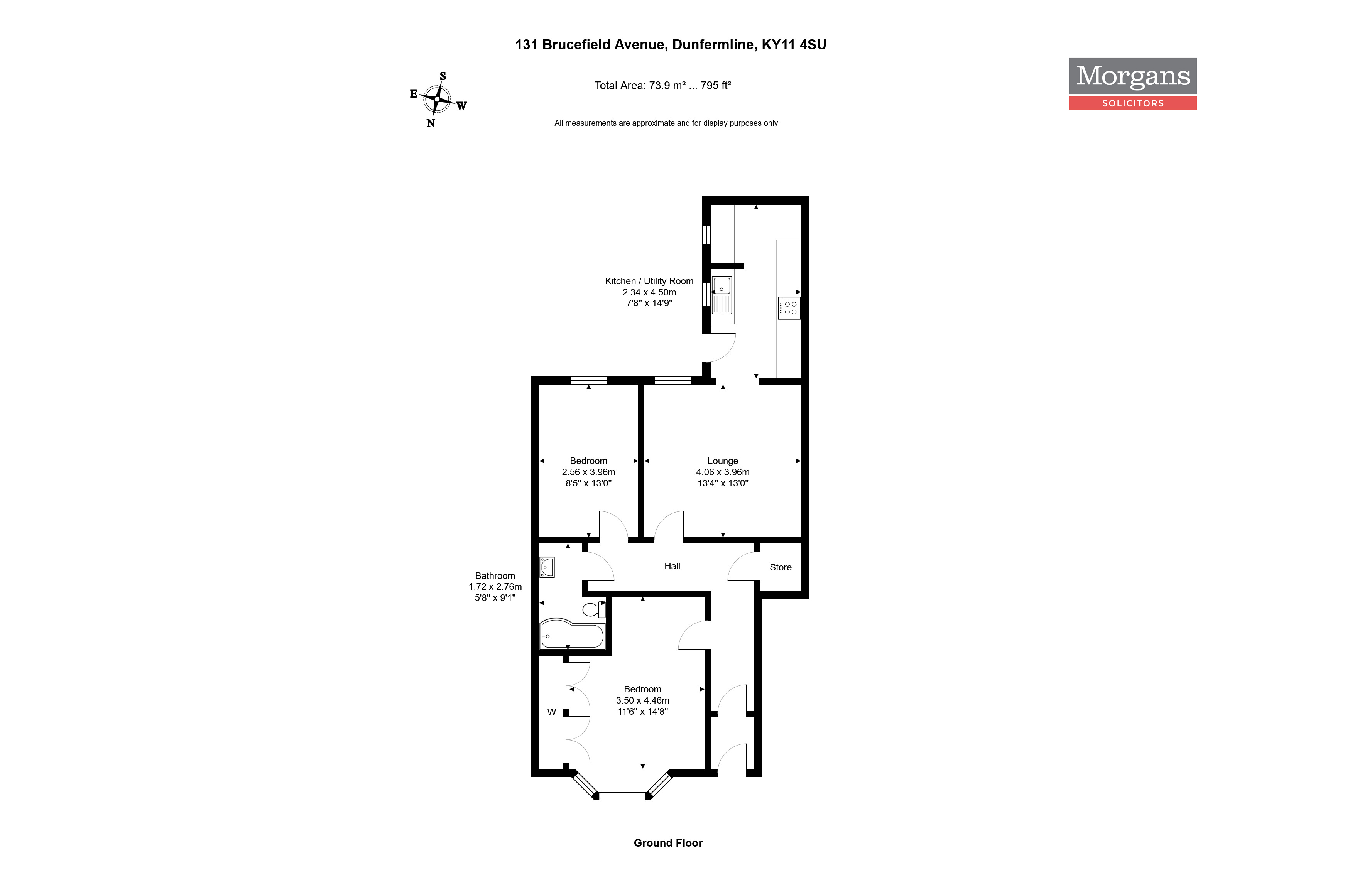 131, Brucefield Avenue, Dunfermline floorplan