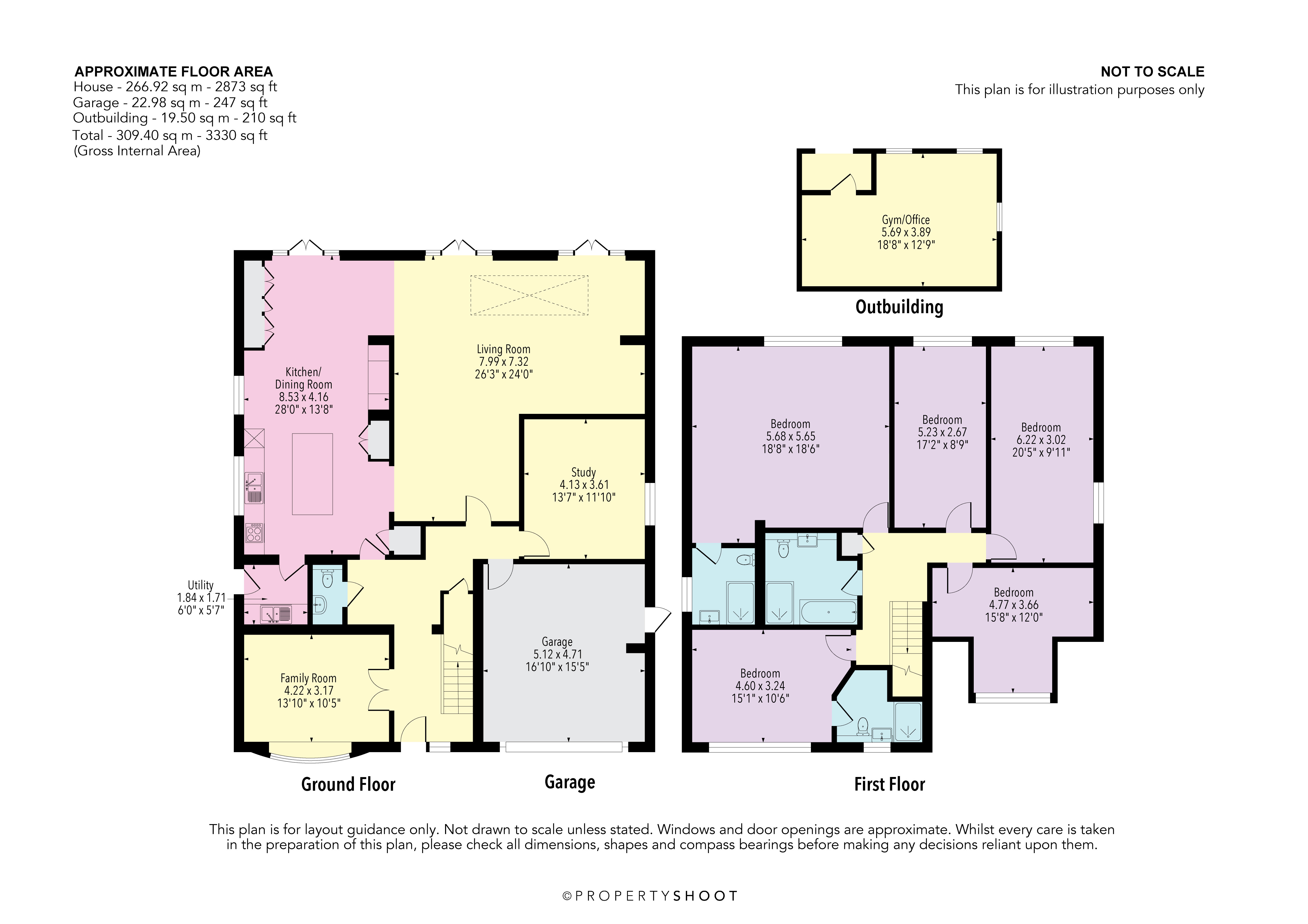 7, Oaklands Drive, Ascot floorplan