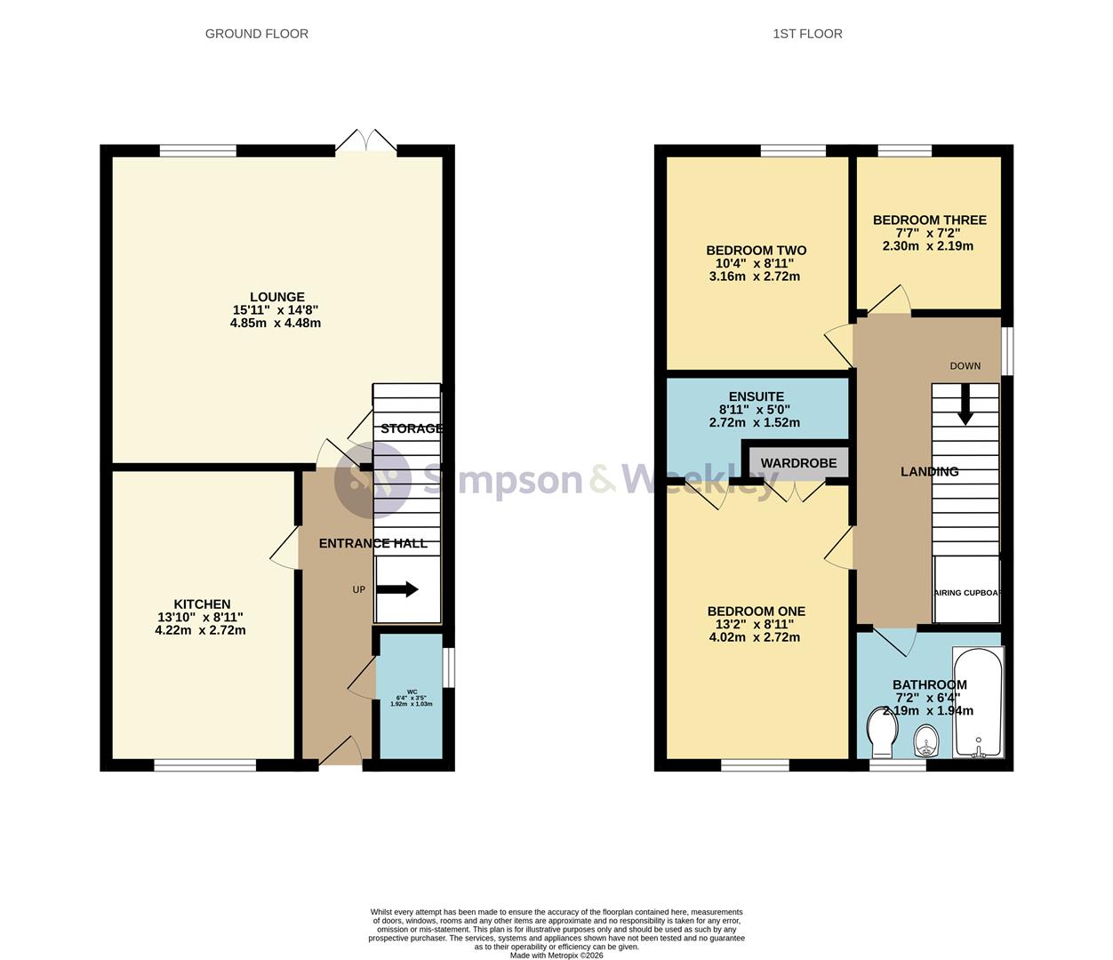 8, Johnson Avenue, Wellingborough floorplan