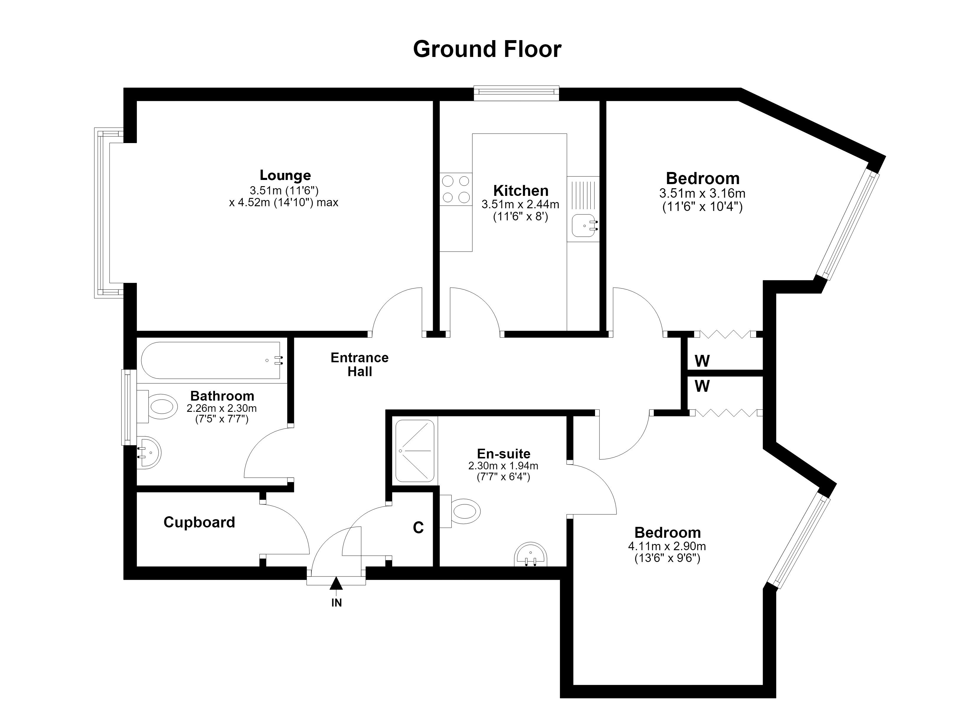 4/2, Papermill Wynd, Edinburgh floorplan