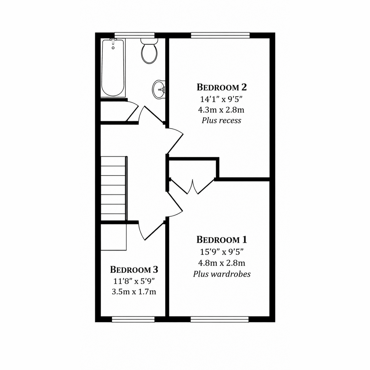 Selsdon Avenue, Romsey floorplan