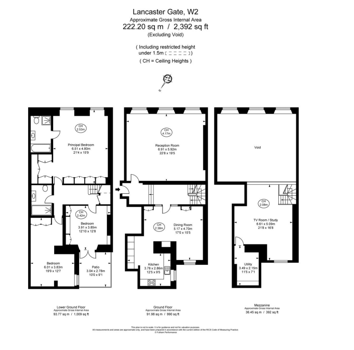 Flat C, 20-21, Lancaster Gate, London floorplan