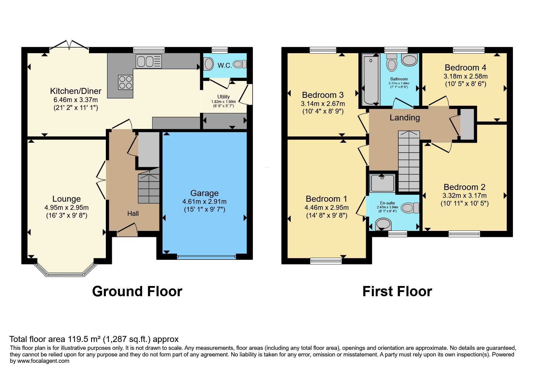 Heatherfields Crescent, Rossington, Doncaster floorplan