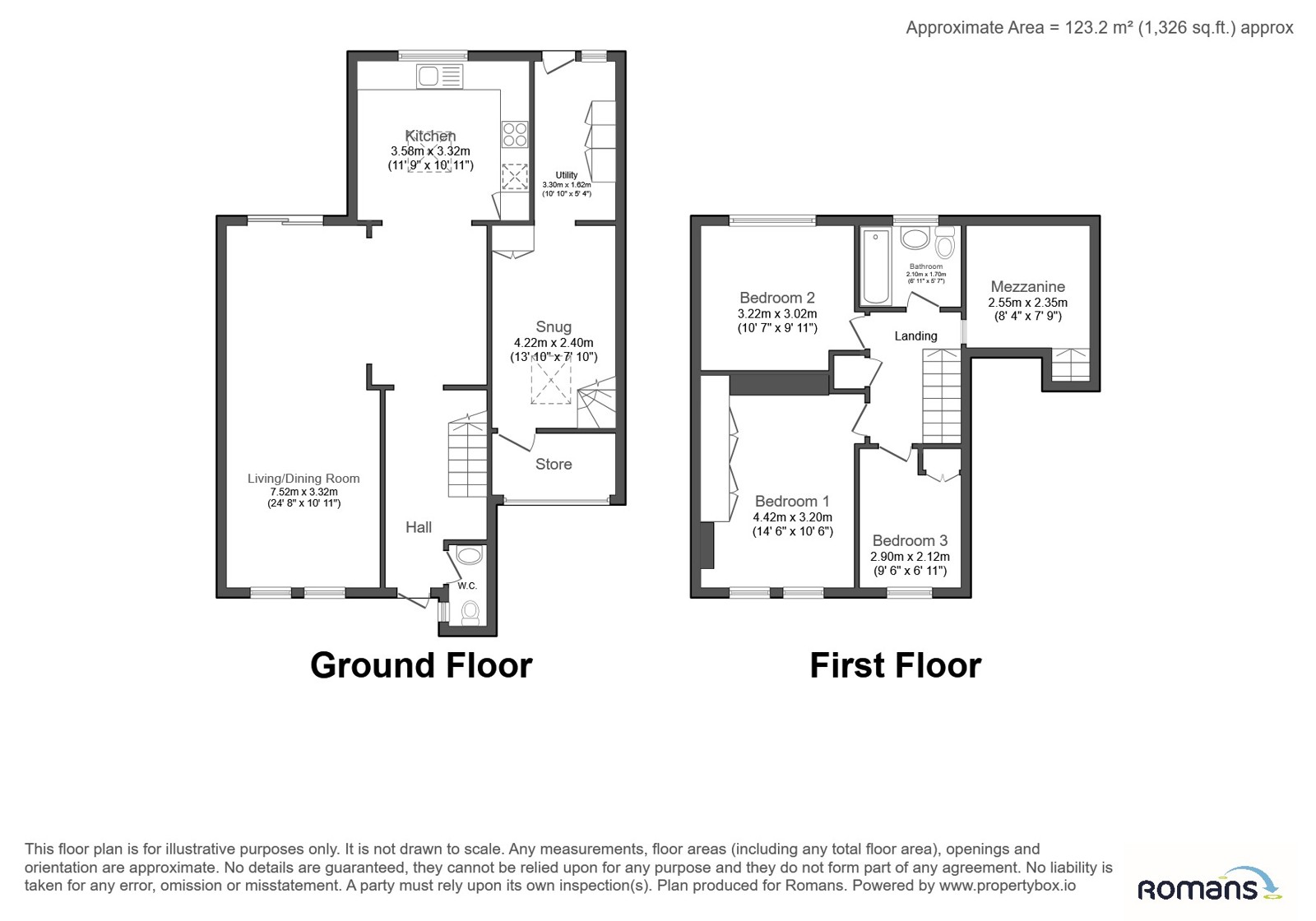 32, Windmill Lane, Somerset floorplan