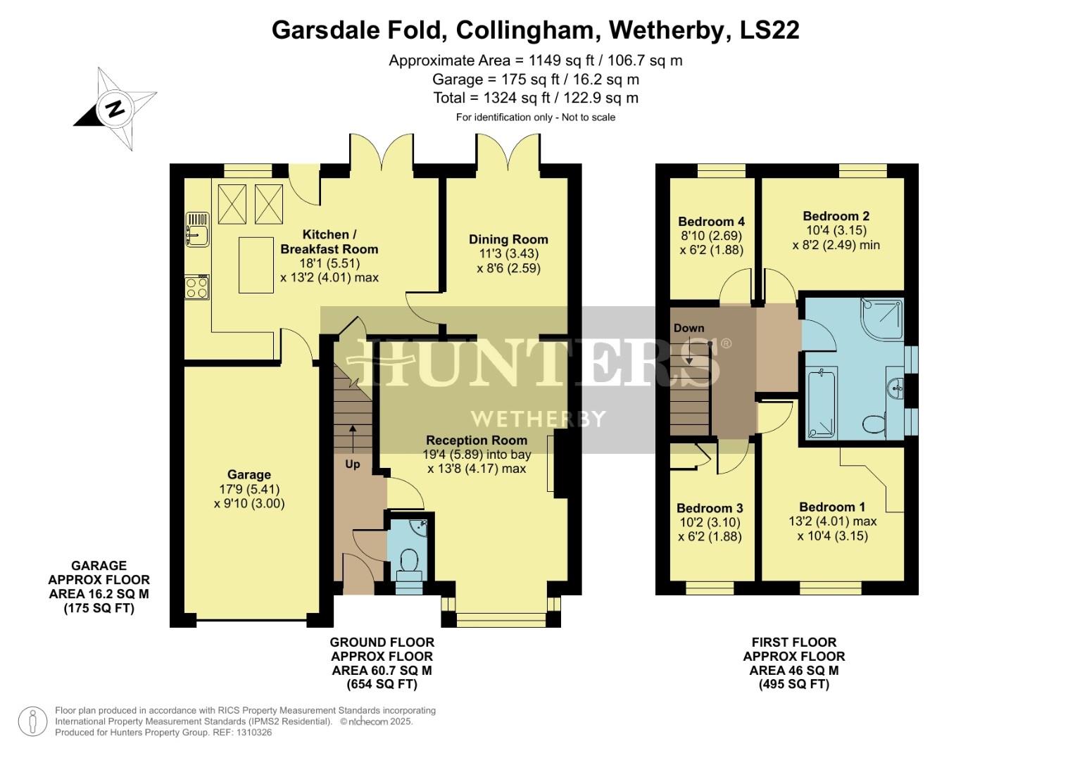 11, Garsdale Fold, Wetherby floorplan