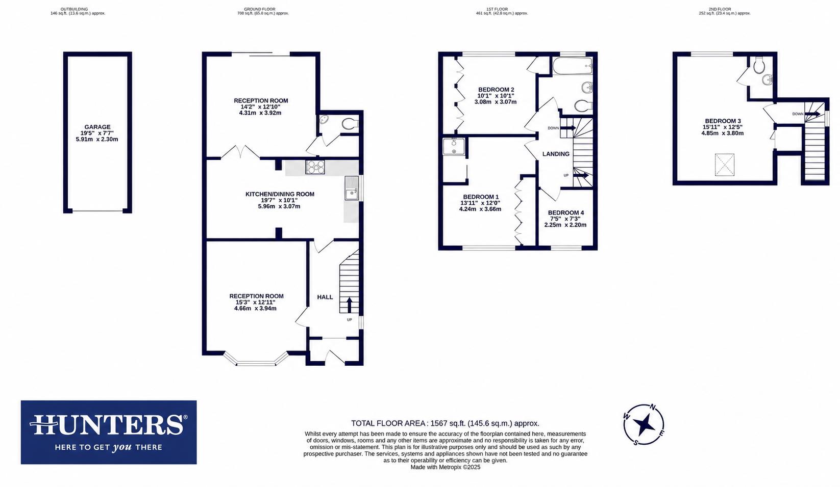 13, Whiteheath Avenue, Ruislip floorplan