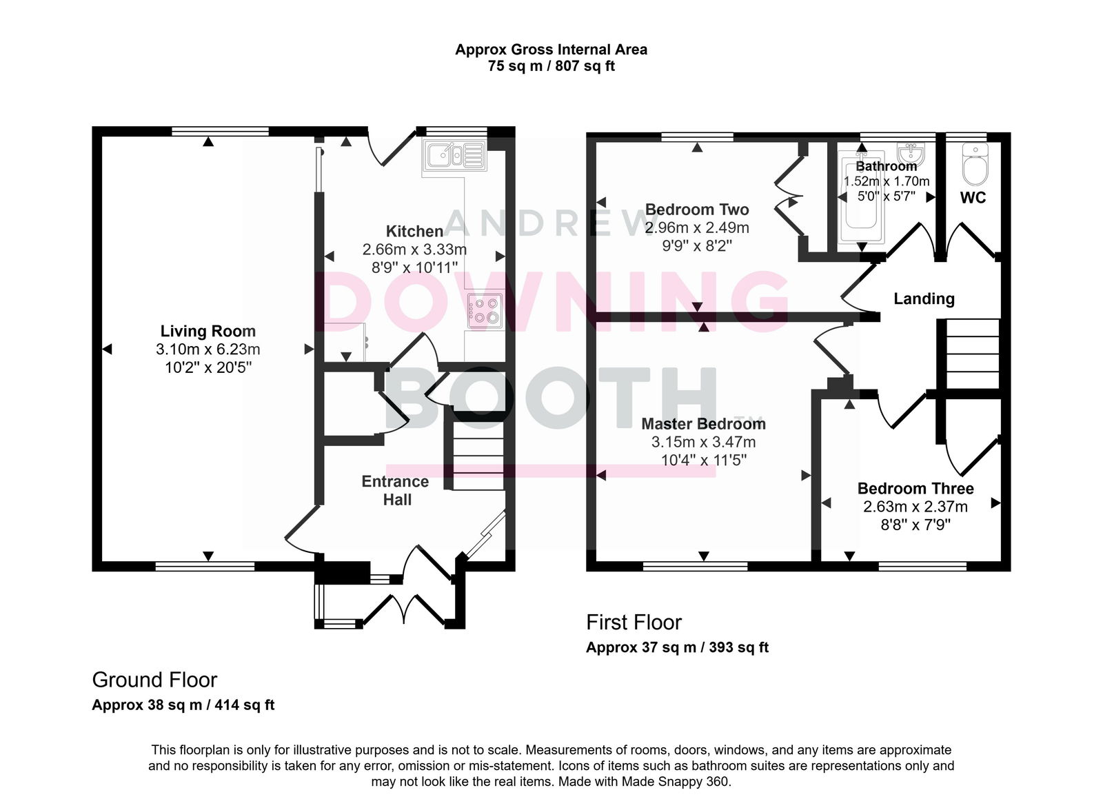 15, Bower Close, Lichfield floorplan