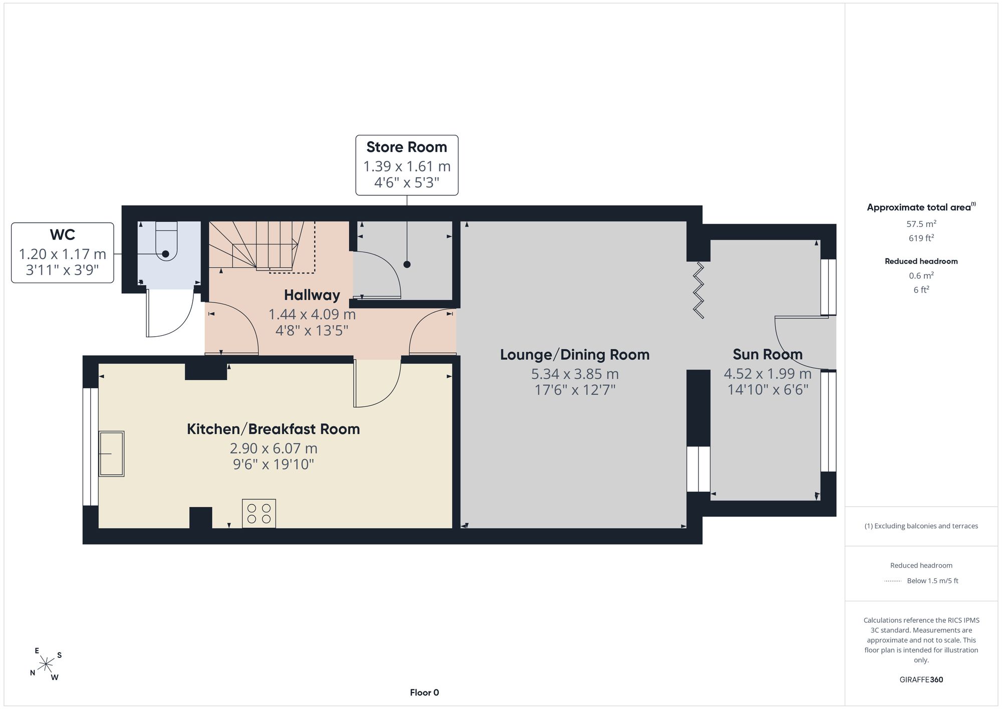 62 Roundhouse Close, Ebbw Vale floorplan
