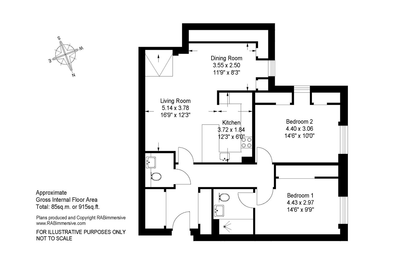 Lymington Gate, Lymington Gate, Stanford Hill, Lymington floorplan
