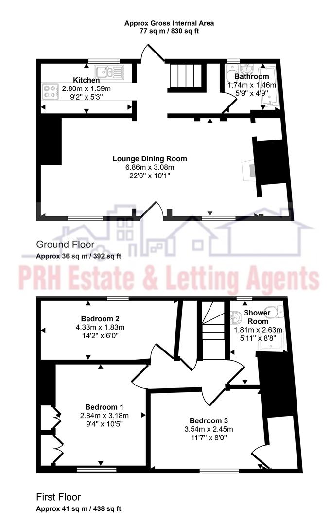 By Sea, Higher Fore Street, Marazion floorplan