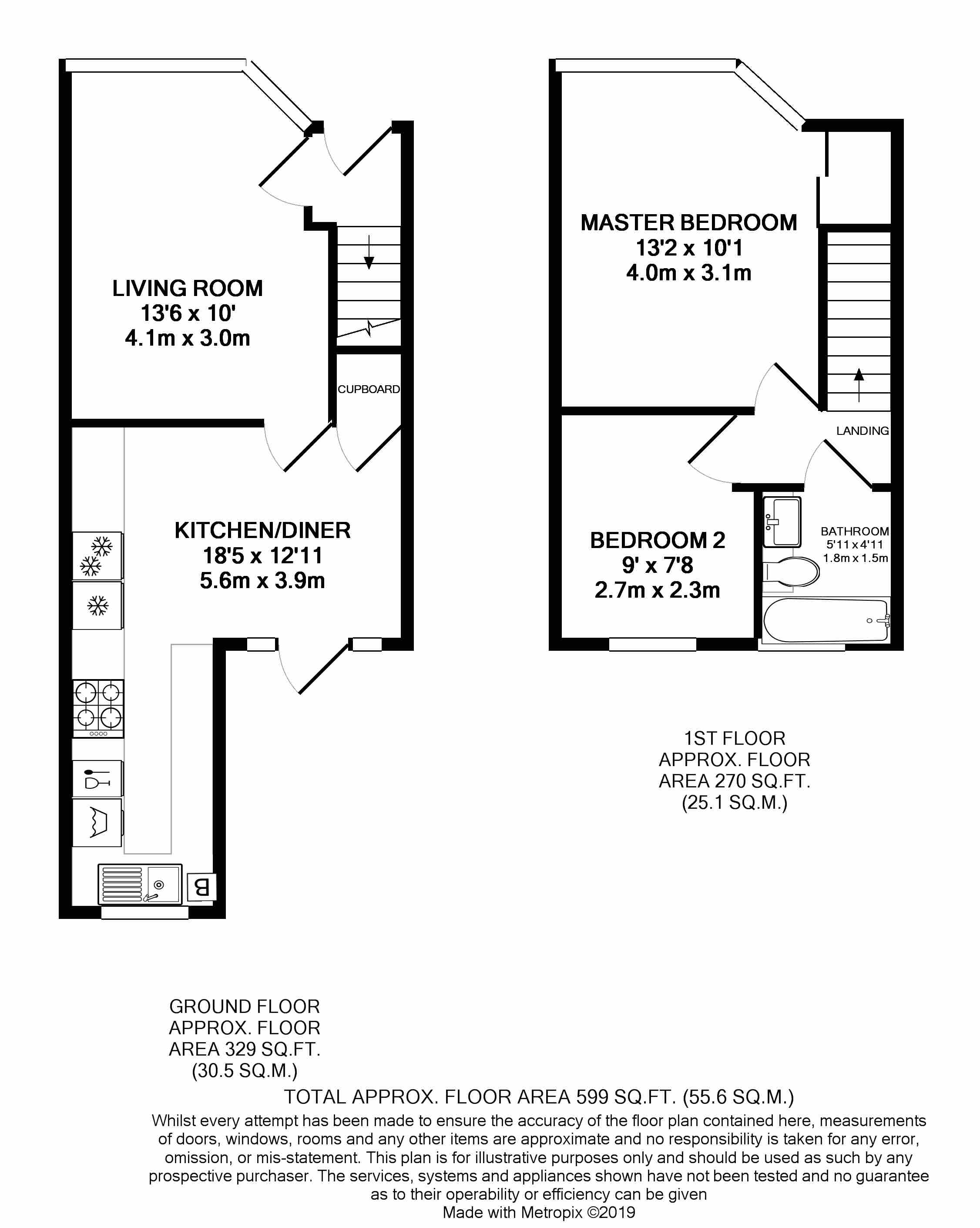 2 Bedrooms Terraced house for sale in Murchison Avenue, Bexley DA5