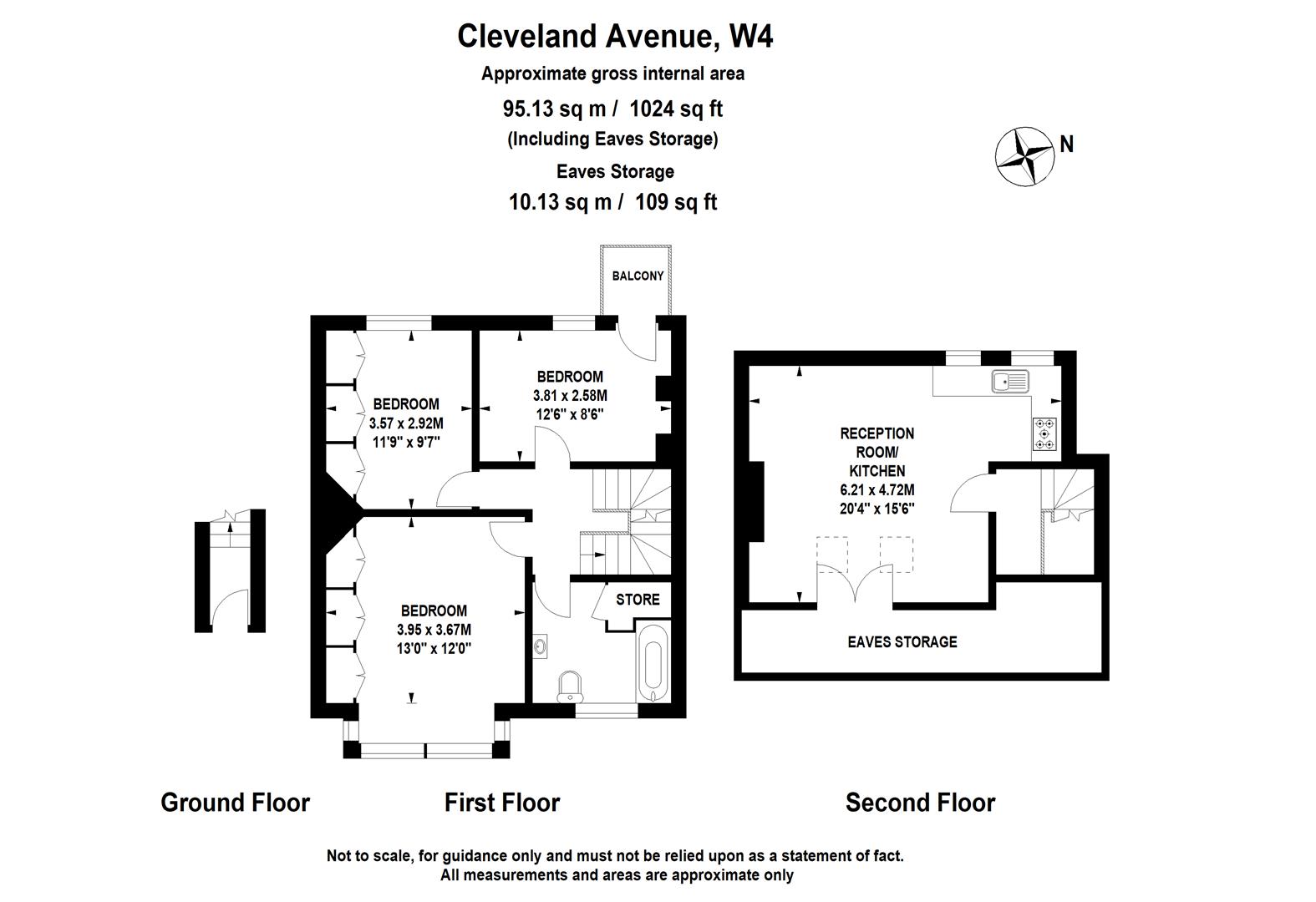 Cleveland Avenue, London W4, 3 bedroom flat for sale 61860529